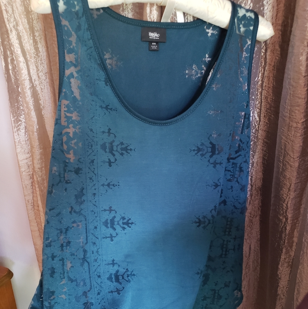 Teal Mossimo tank size m